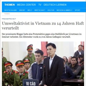 Immer mehr junge Aktivisten werden in Vietnam verurteilt